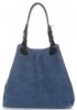 GEANȚĂ DIN PIELE shopper bag Vittoria Gotti denim V2050